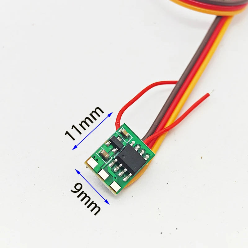 1pcs Dual-way 1A Mini ESC 5V DC Brushed Speed Controller Module Winch Control Bidirectional Driven Circuit Board for DIY RC Car