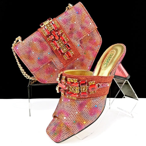 Glamoré™ – Camouflage Heels & Clutch Set