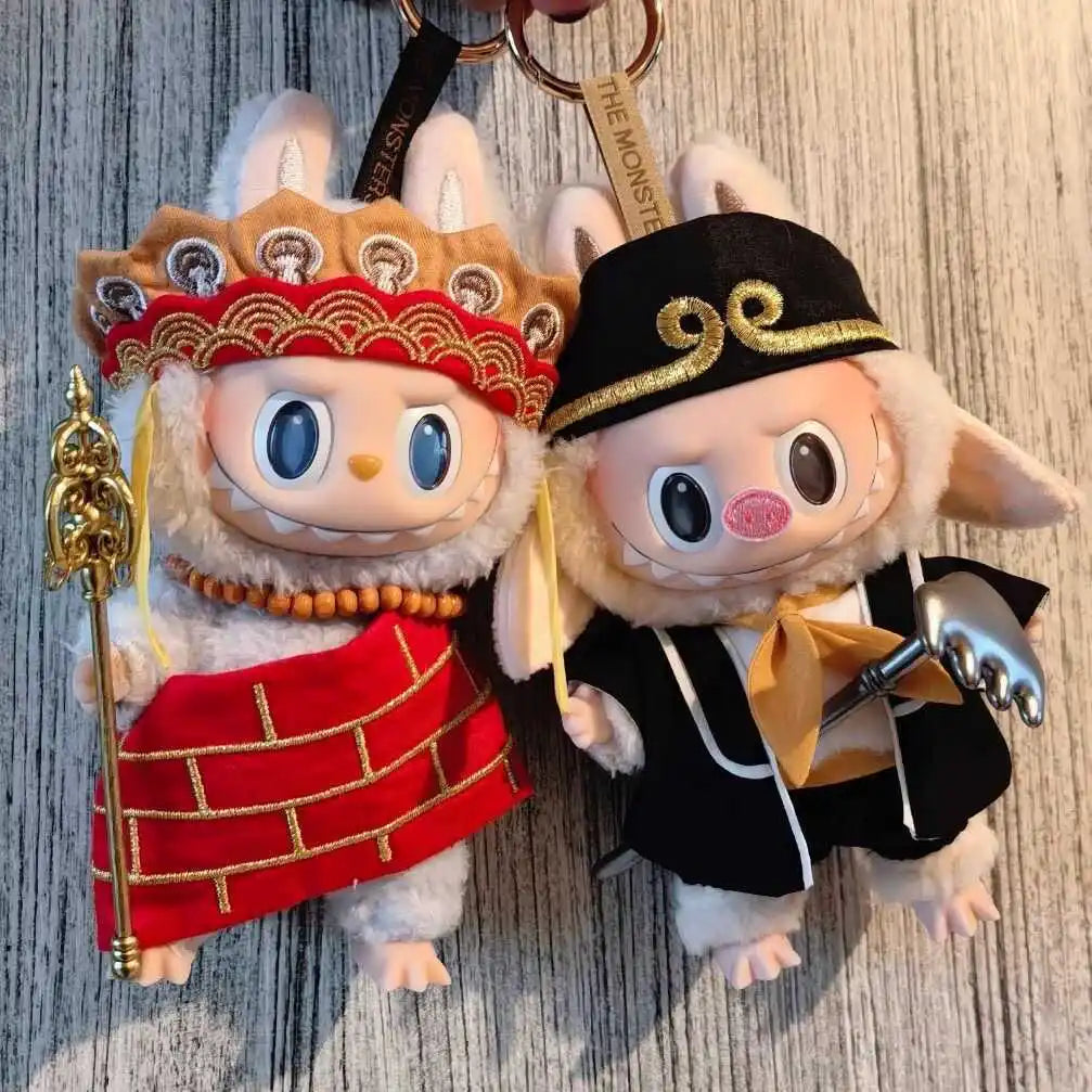 10cm Cotton Doll Labubu Cute And Funny Zhu Bajie Changing Clothes Plush Dolls Small Figurines And Baby Clothes Only Clothes