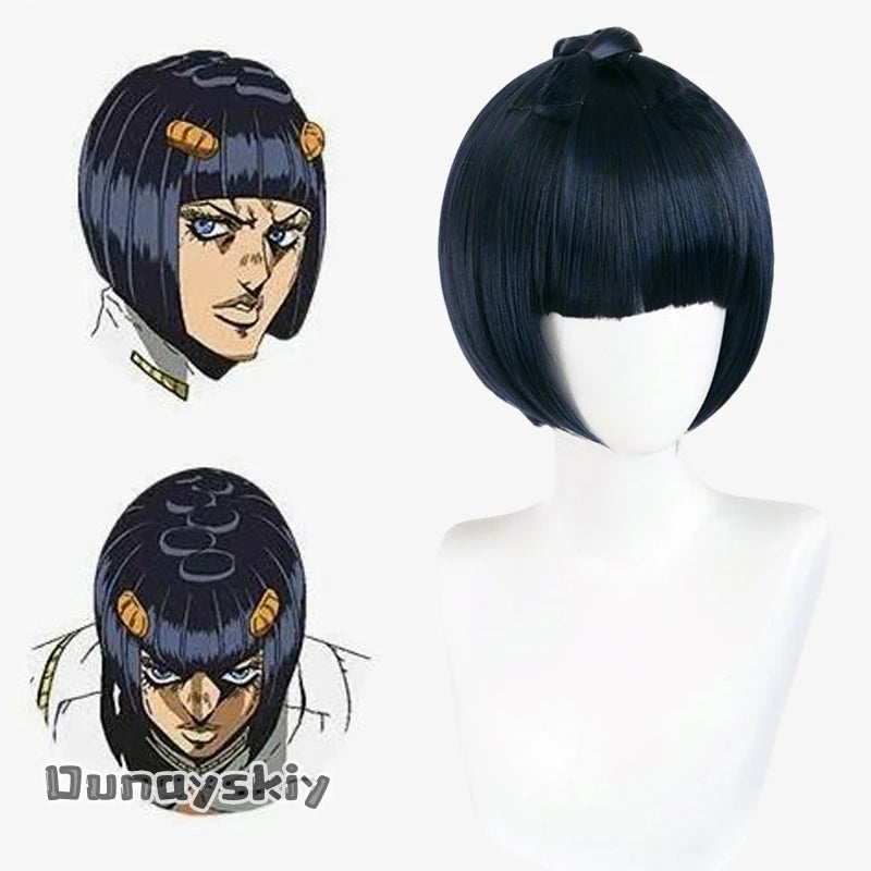 Anime Bizarre Adventure Bruno Bucciarati Cosplay Costume White Black Suits Uniform xs-3xl Men Women Full Set Hallowen Disguise