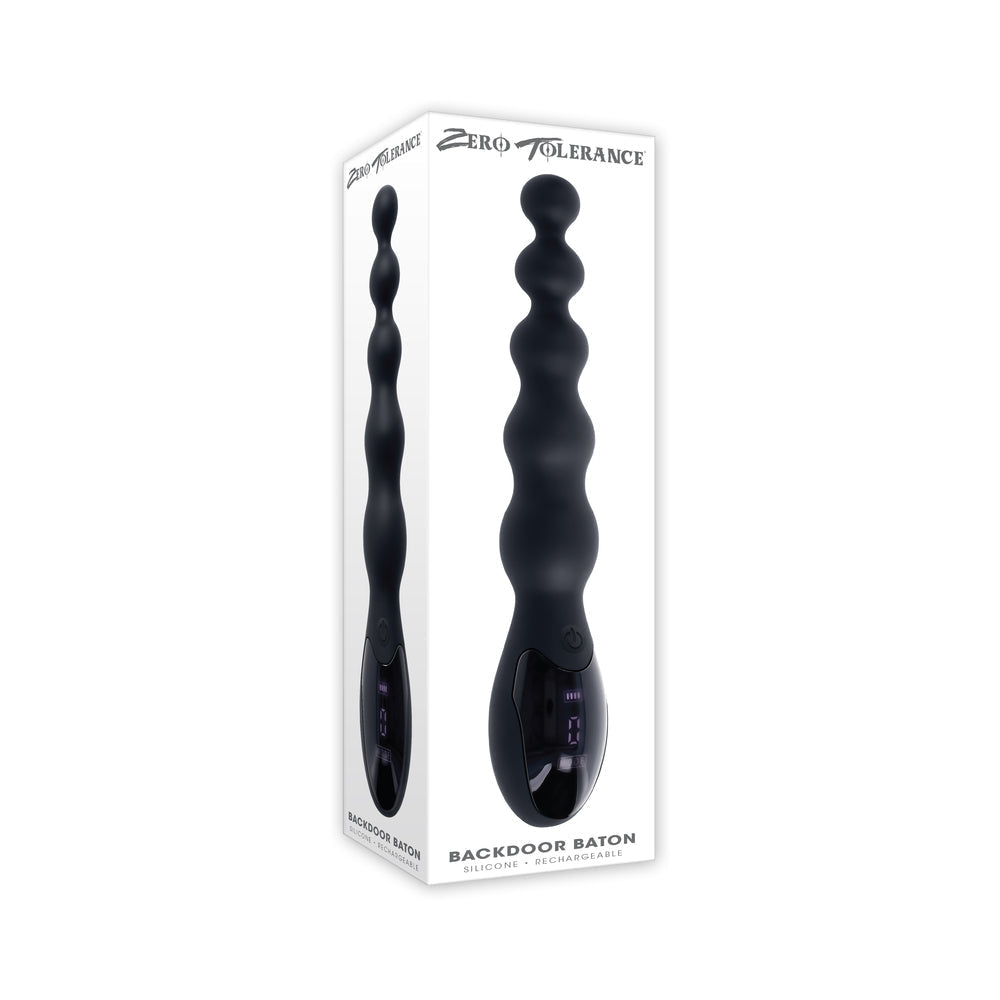 Zero Tolerance Backdoor Baton Rechargeable Anal Vibrator Silicone