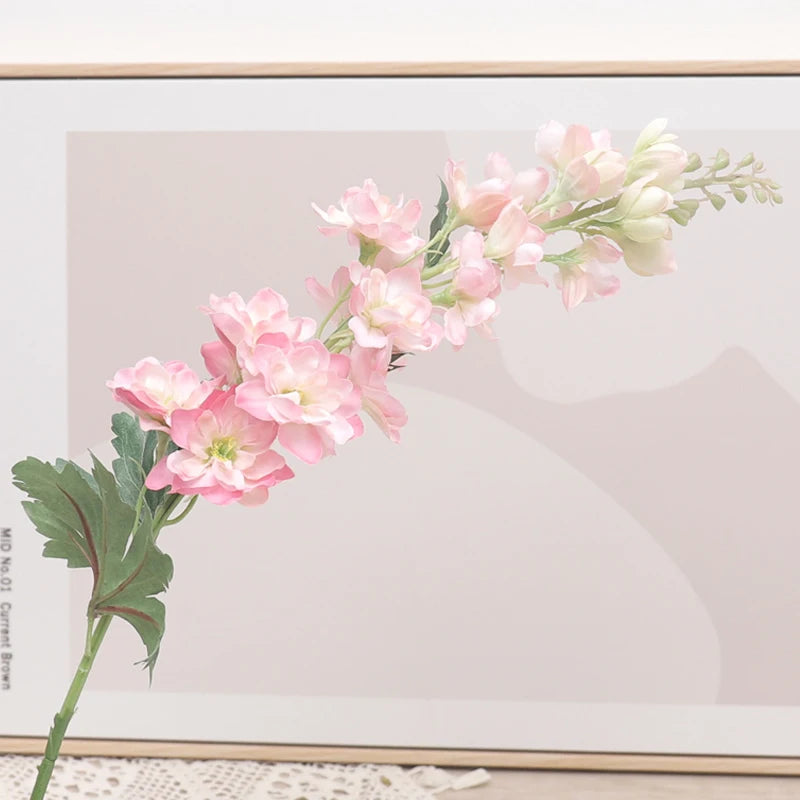 75cm Autumn Artificial Hyacinth Flowers Long Branch Wisteria Fall Christmas Home Room Wedding Table Decor Fake Floral Wreath