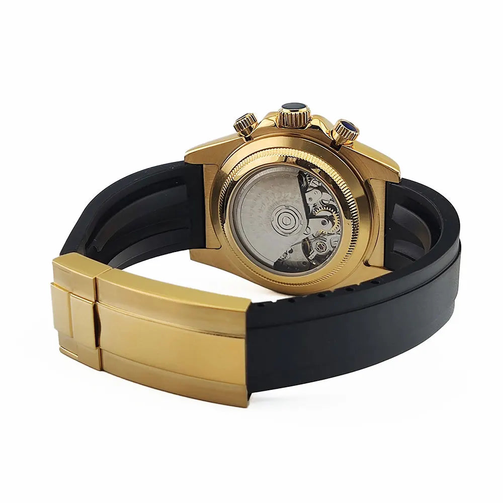 Luxury watches customized gold Chronograph Equation Racing Men Automatic Mechanical Watch Waterproof 10ATM Sapphire 4613Movement