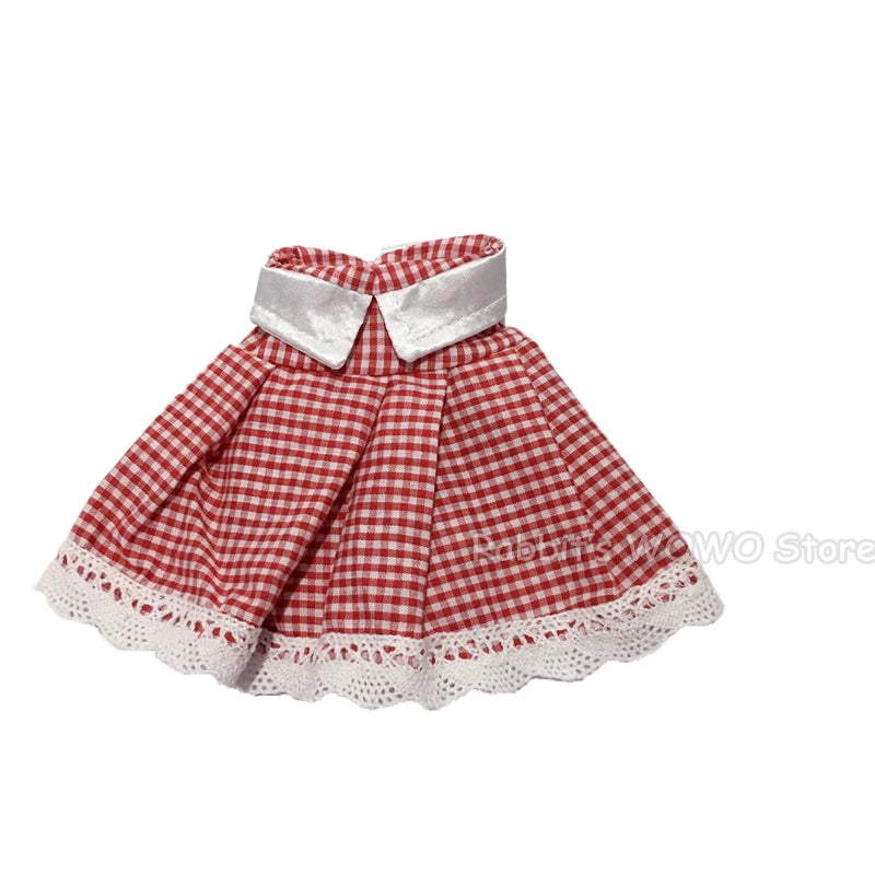 1PC Lovely Maid Outfit Suit Dress Clothes for 25cm Mellchan Baby Doll Accessories Fit 1/6 BJD Doll Girls DIY Gifts