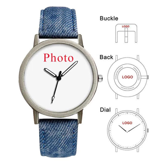 E-0000 MOQ 50pcs Top Brand Watch Build a Design Mens Watch Custom Brand Name Creative Design Men Personality Clock Gift