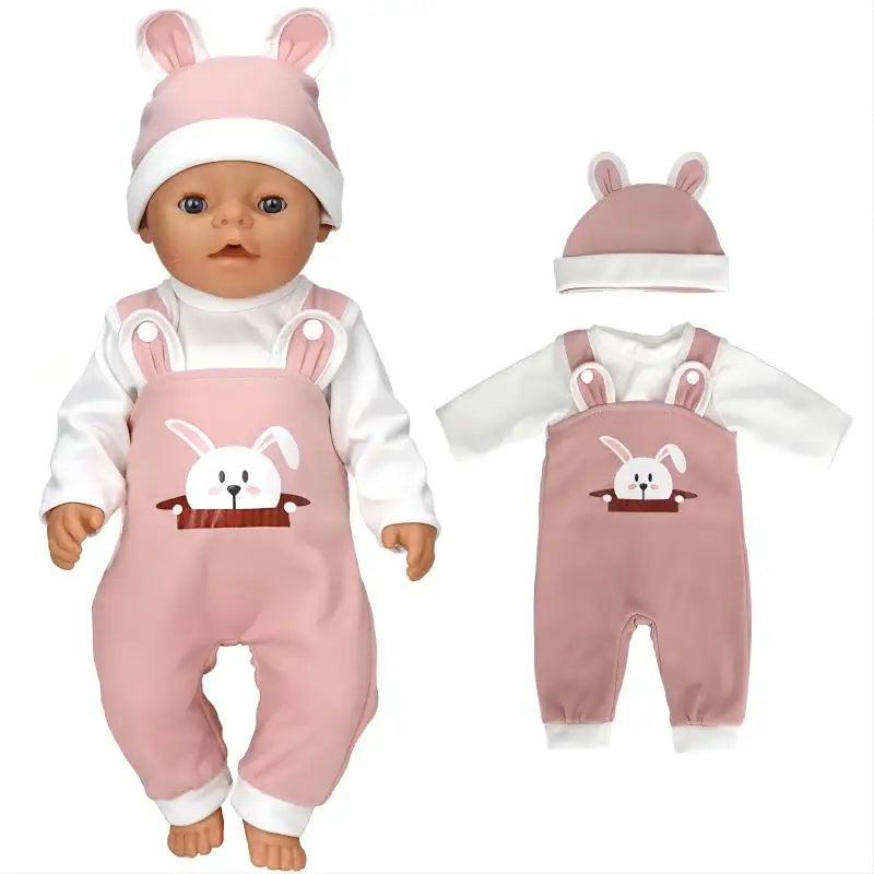 40 Cm Baby Doll Clothes Pants Set for 17 Inch Reborn Doll Out Clothing Toys Outwear Accessories