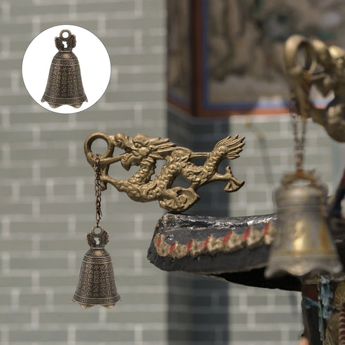 10 Pcs Outdoor Vintage Bell Office Rustic Christmas Decor Iron Colorful Ornaments