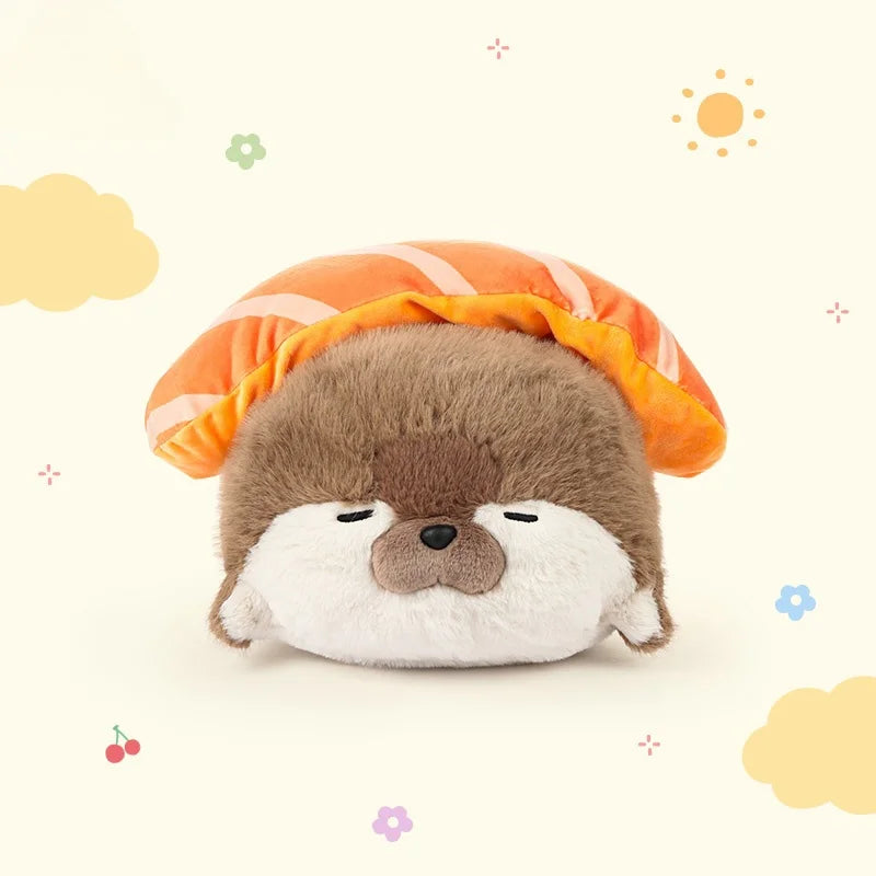 Japanese Cute Sushi Huggable Doll Creative Cartoon Funny Stuffed Pillow Christmas Gift For Children Kawaii Room Decoration