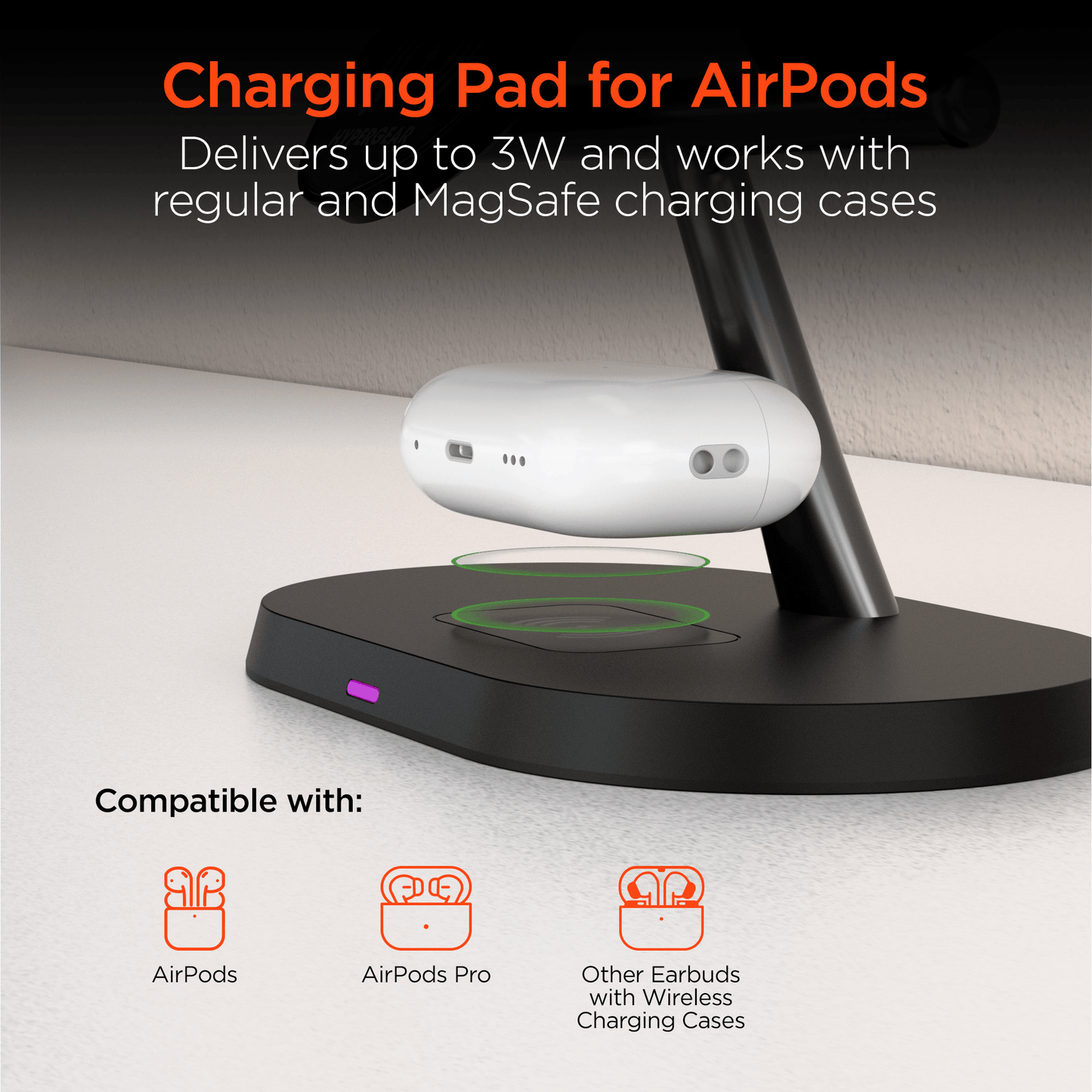 Hypergear MaxCharge Pro 3-in-1 Magsafe Charging Stand