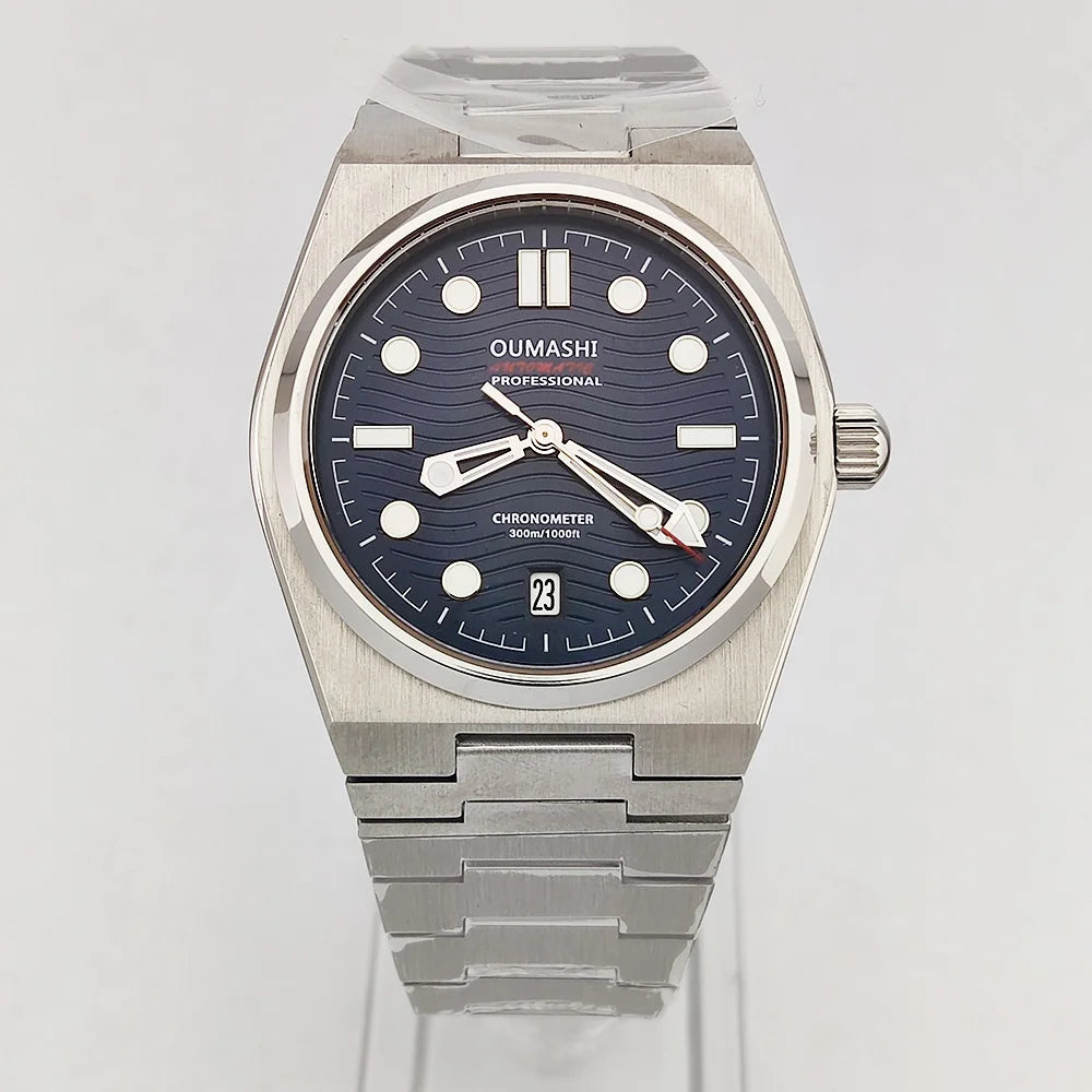 New Luxury Men's watch Stainless steel sapphire glass 10Bar waterproof wrist watch NH35 Movement Automatic mechanical NH35 watch