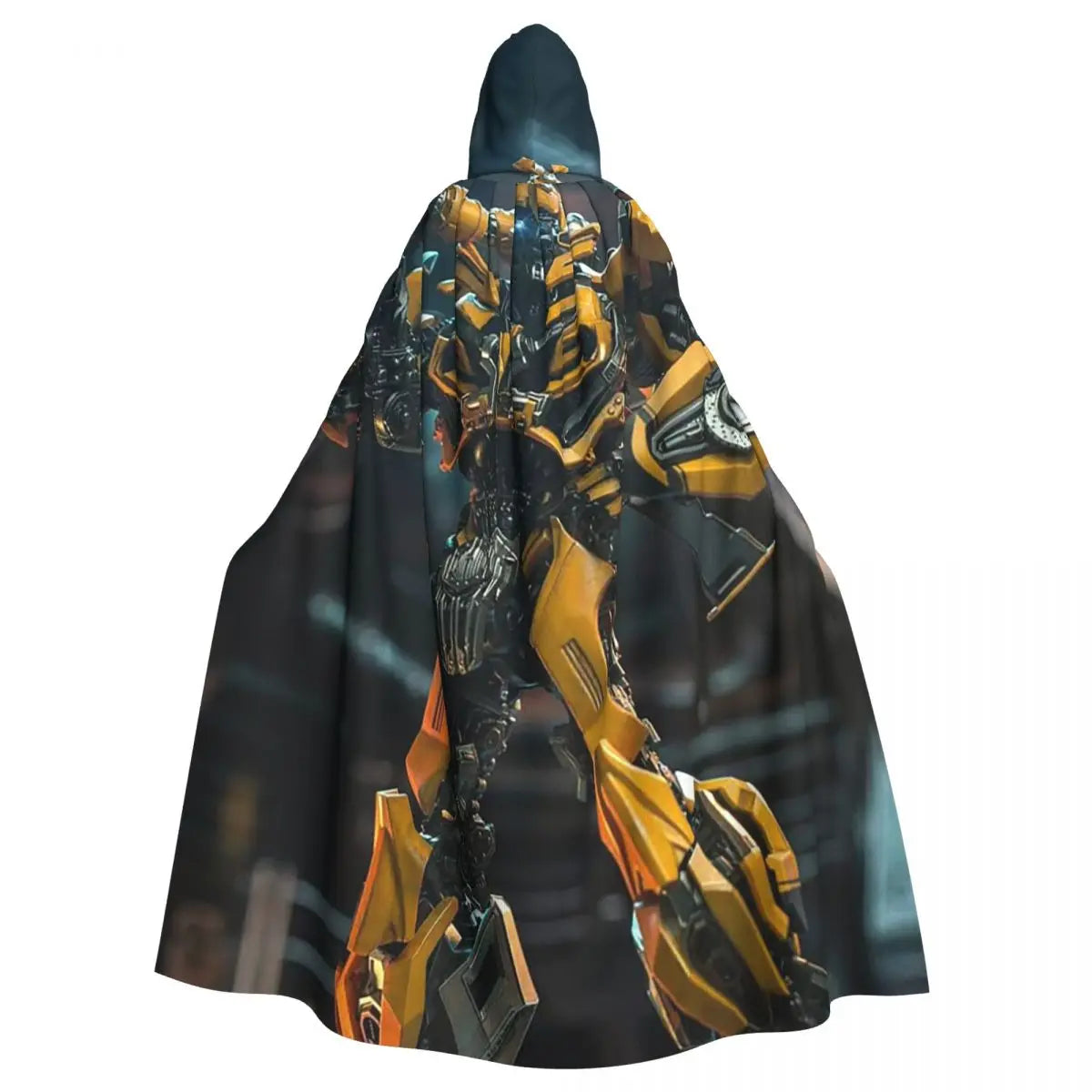 Transformers Autobots Long Hooded Cloak Witch Medieval Costume Cosplay Cape HalloweenCoat Adult Unisex