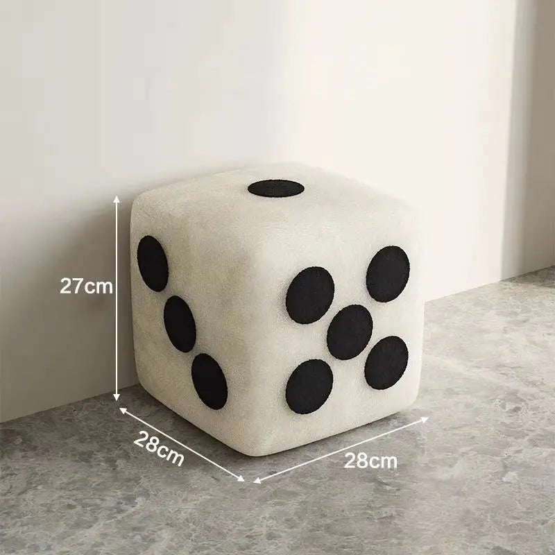 Nordic Solid Wood Frame Shoe Stool Bedroom Ottoman Comfortable Multifunctional Small Stool  High Weight Capacity Low Stool