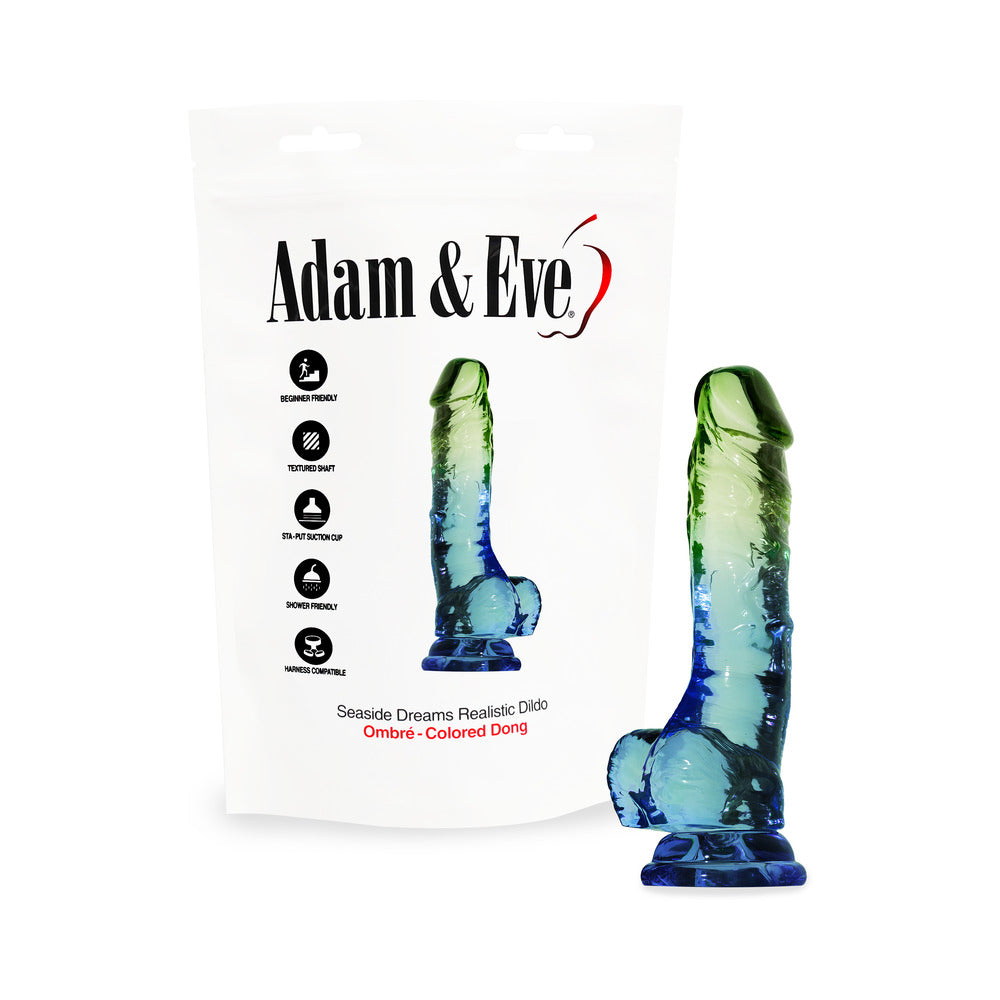 Adam & Eve Seaside Dreams Realistic Dildo 7.5"