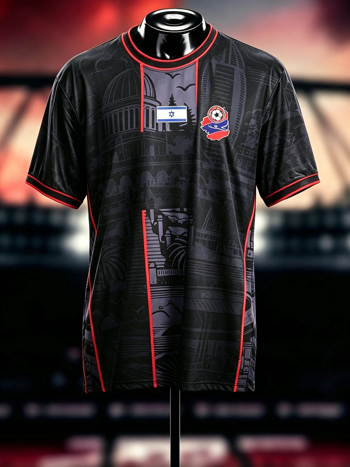 Summer New Men Football Jerseys Cycling Sports Shirts Hapoel Beer Sheva Home Away Kits Quick Dry Jerseys Adult/Kids Team Uniform