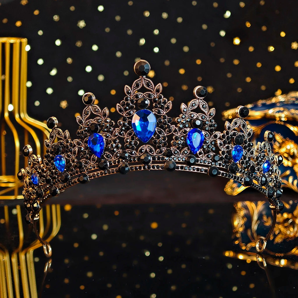 Elegant Crystal Bridal Crown Exquisite European and American Rhinestone Hair Bands Tiara Headpieces Party Jewelry Accessories