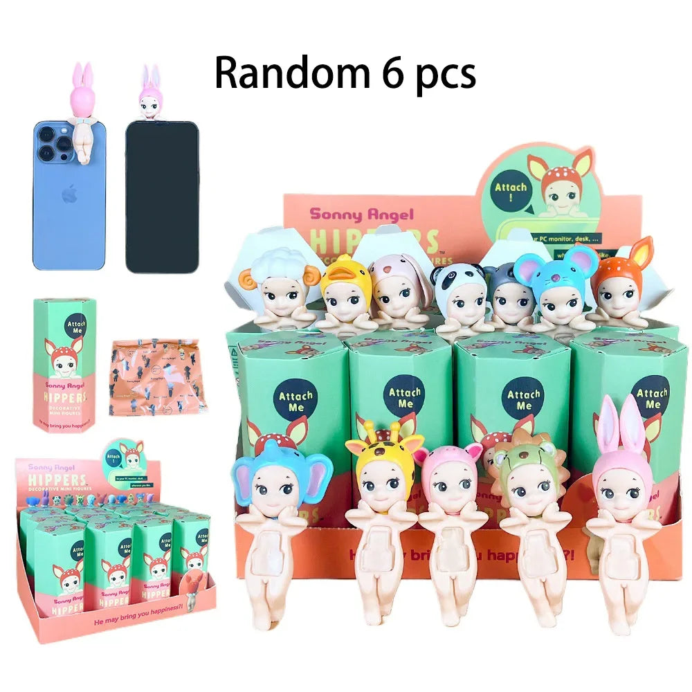 Sonny Angel Hippers Blind Box Animal Series Mini Anime Action Figure Authentic Doll for Kids Children Christma Birthday Toy Gift
