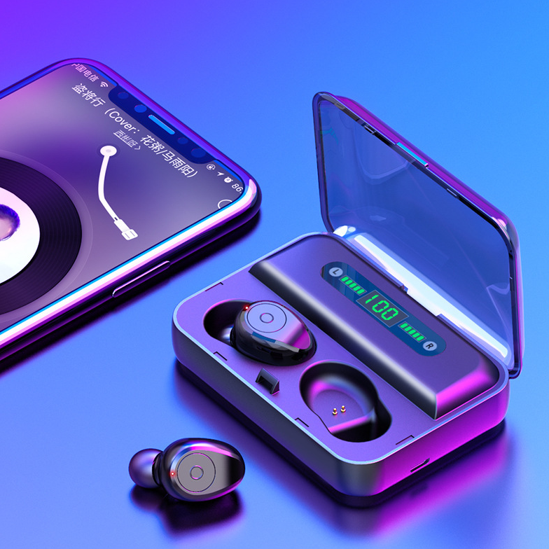 Multifunction Bluetooth Headset Binaural Phone Support