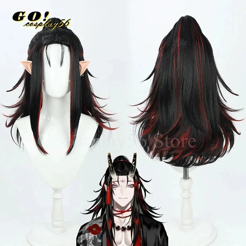 Anime Cosplay Luxiem 2023 New Outfits Cosplay Wig Ike Eveland Luca Kaneshiro Shu Yamino Mysta Rias Vox Akuma Hair Idol Vtub 72th