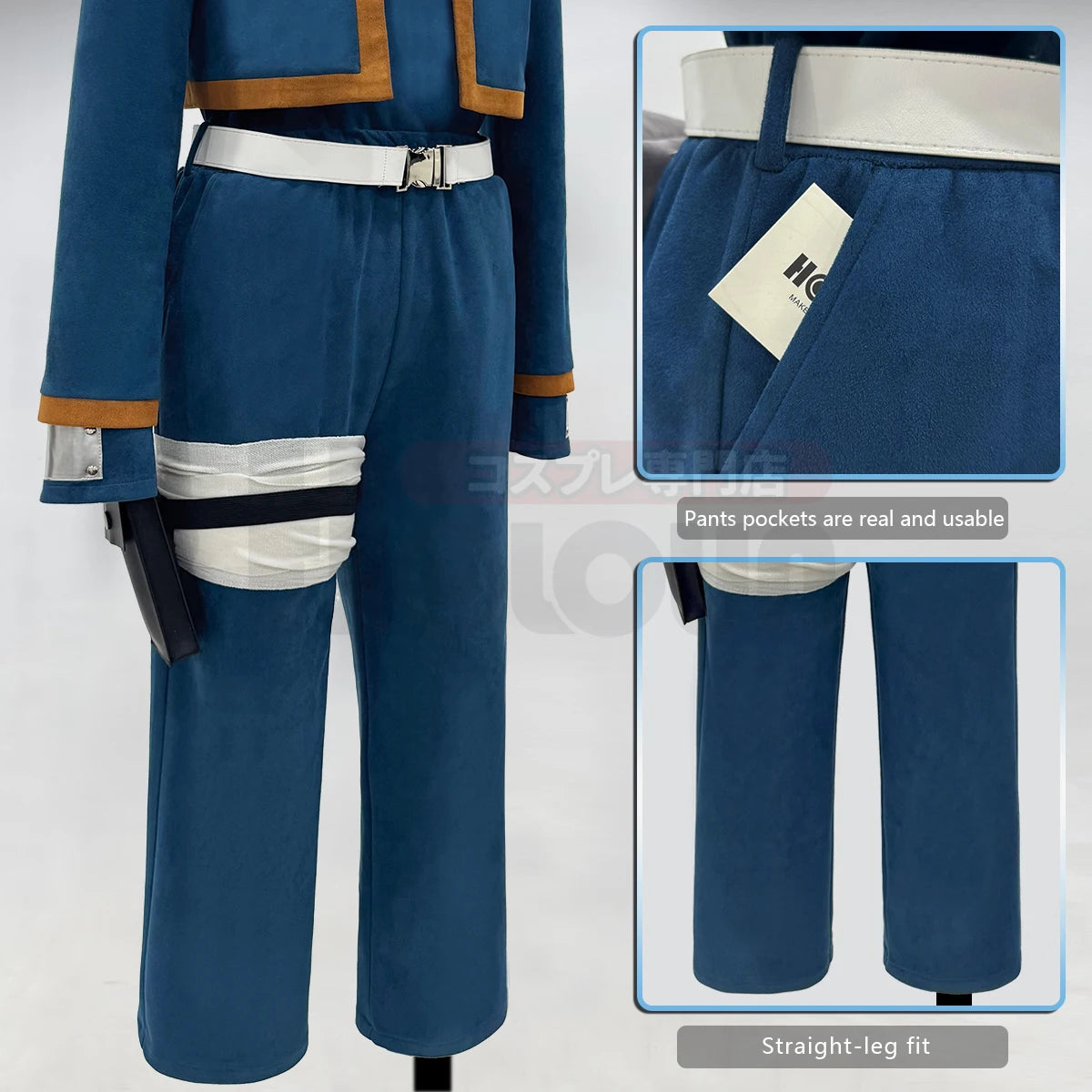 HOLOUN Anime Uchiha Obito Cosplay Costume Top Shirt Pants Waist Bags Animation Convention Halloween Christmas Adult Version