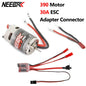 NEEBRC 370 380 390 Brushed Motor 30A ESC Brake Dual Way Adapter Connection Cable Combo for 1/16 1/18 1/24 RC Mini Car Boat Parts