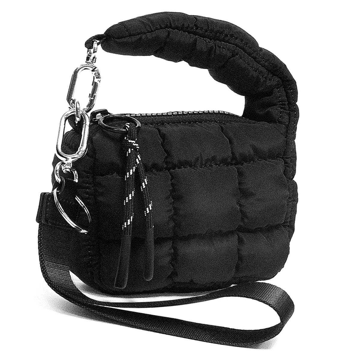 Mini Lipstick Bag Quilted Coin Bag Same as Free people Cosmetic Bag Cute Puffer Handbags Makeup Pouch Christmas Gift for Women