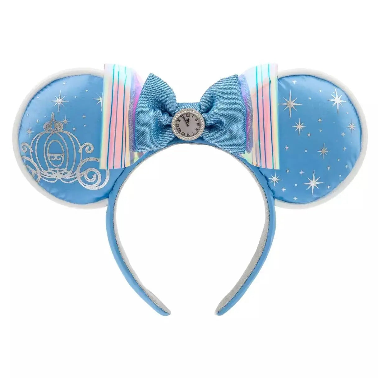Disney Princess Mickey Mouse Headband Mickey Ear Rapunzel Snow White Sequin Bow Hair Hoop Gift Girl Accessories Christmas Gift