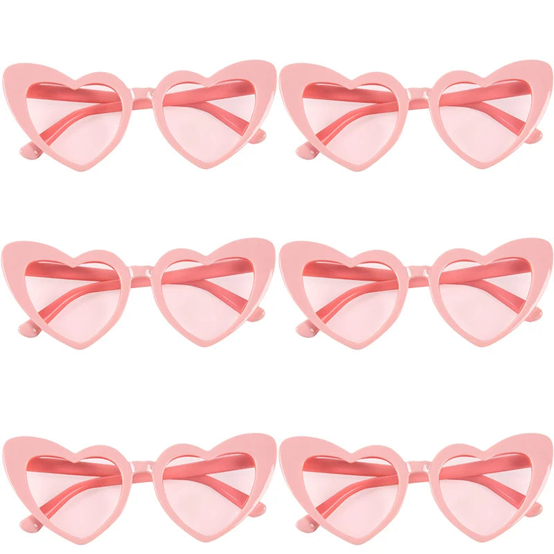 Heart Shaped Sunglasses for Women Retro Cat Eye Sunglasses Wedding Engagement Decoration Shopping Traveling Party Accessories