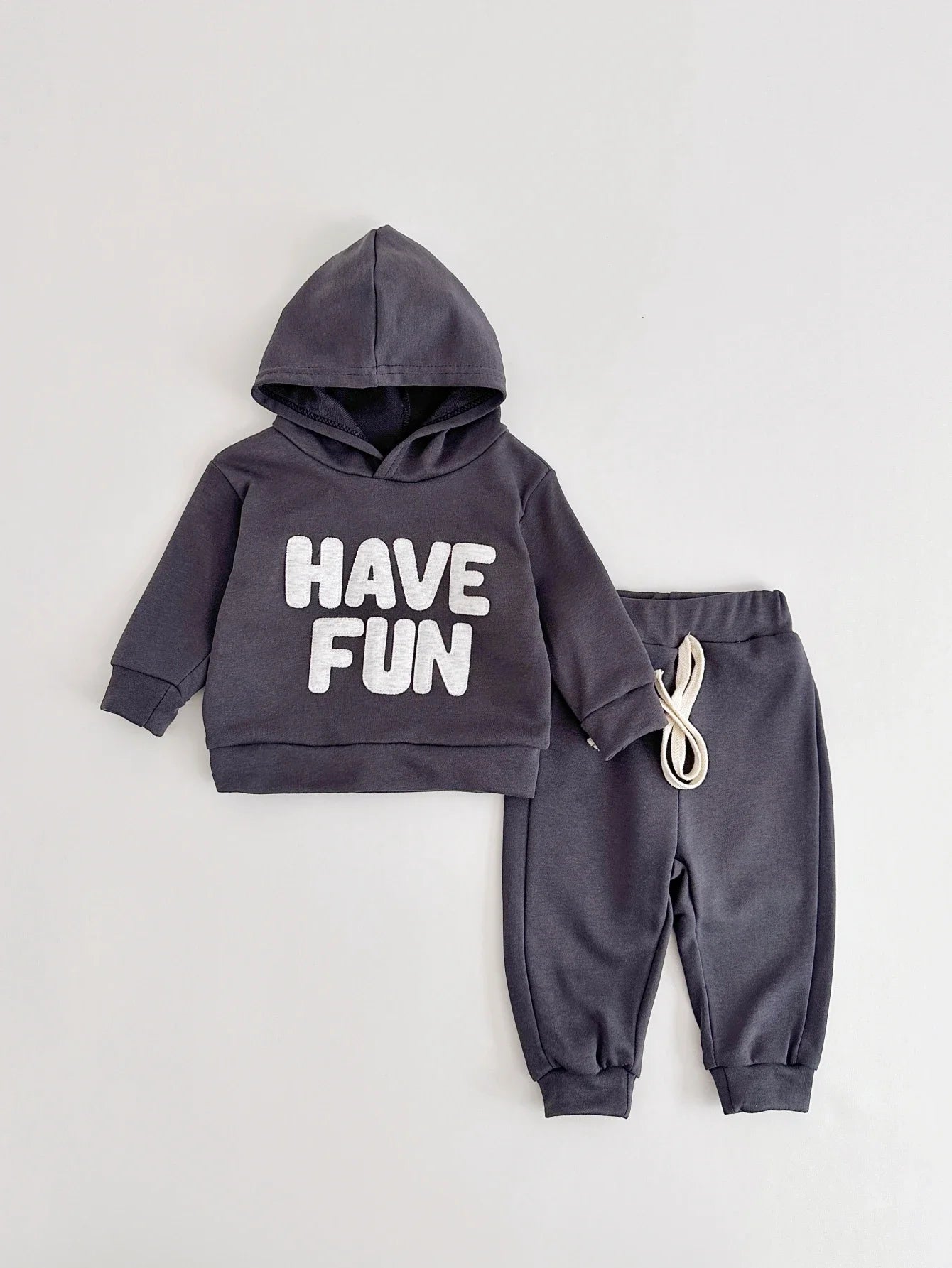 Newborn Baby Clothes Set Boys Girls Hoodies Suit Casual Style Letter Print 2PCS Sets Children Baby Sweatshirt Spring Autumn