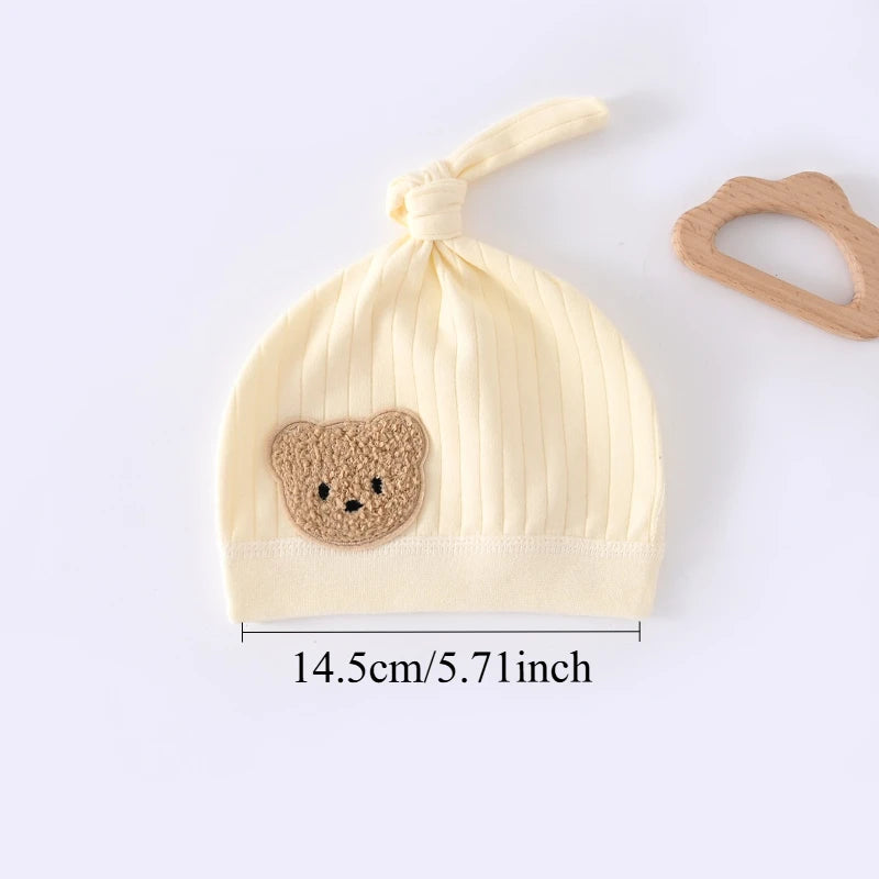 Baby Hat Infant Pure Cotton for Four Seasons Boys Girls  Newborn 0-1-3M  Newborn Hat Baby Clothes Accessories