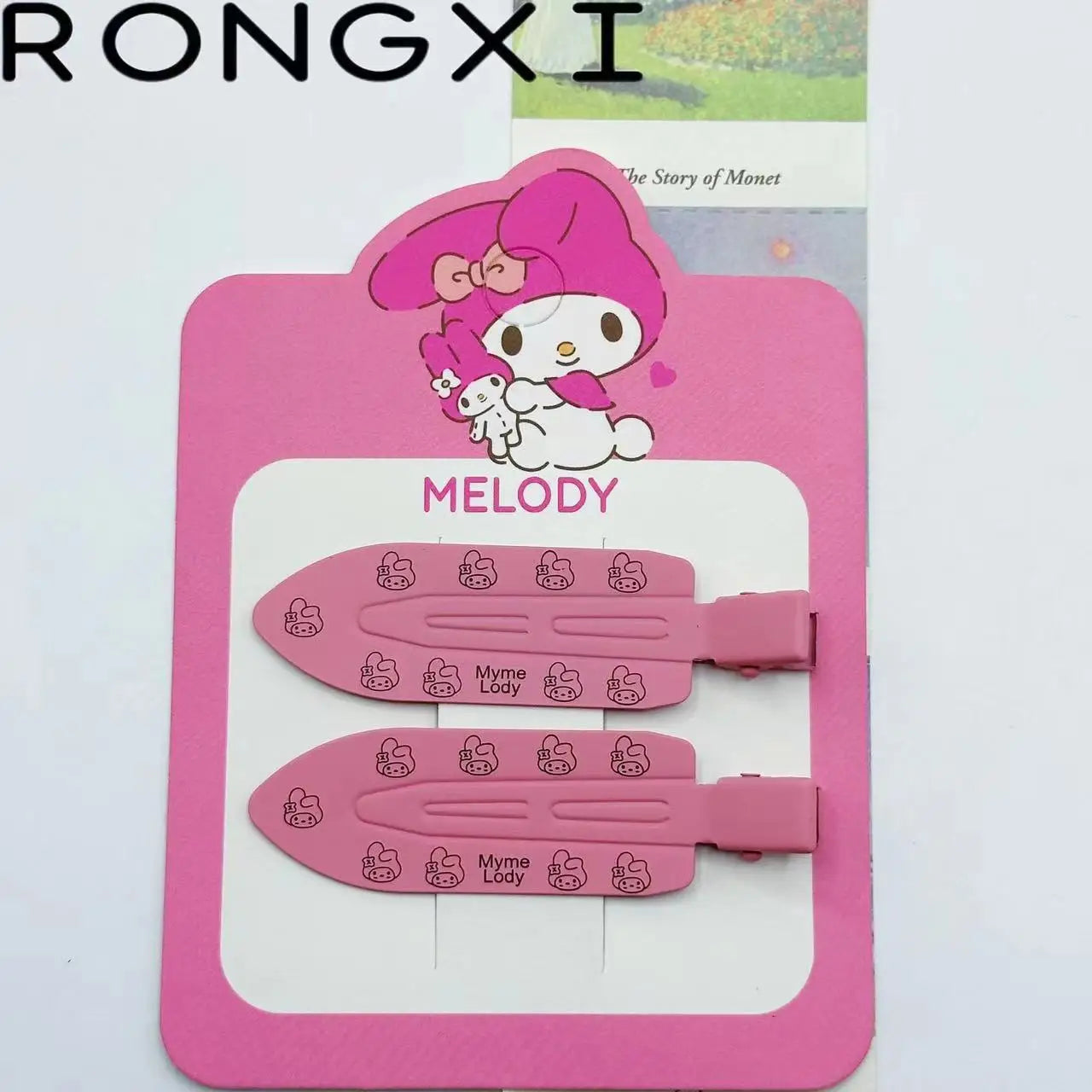 2pcs Hello Kitty Seamless Hairpin Cute Cartoon Sanrio BB Hair Clip Accessories Girl Headwear Bangs Clip Sweet HairClips Gifts
