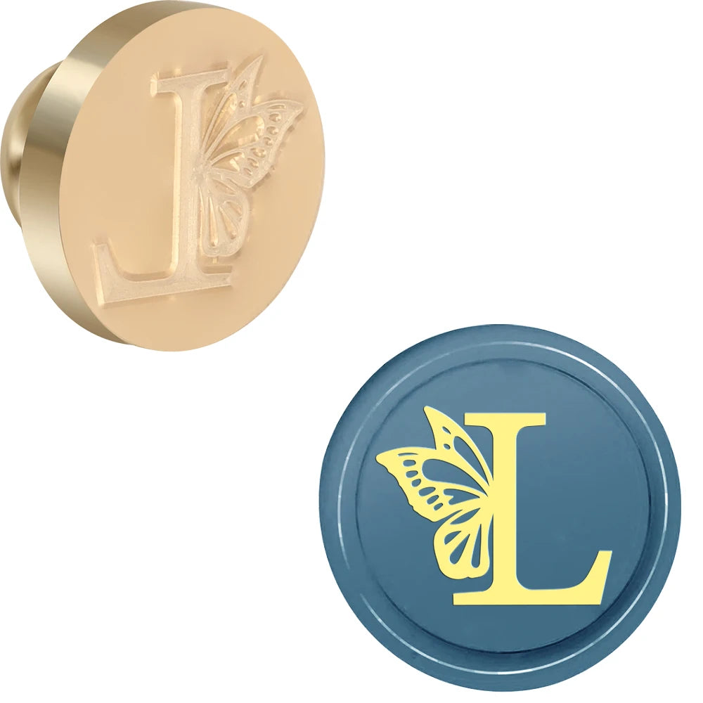 S B L A Wax Seal Stamp DIY Craft Supplies Scrapbooking Christmas Wedding Invitation for Decoration Wine Bags, Notebooks, Gifts