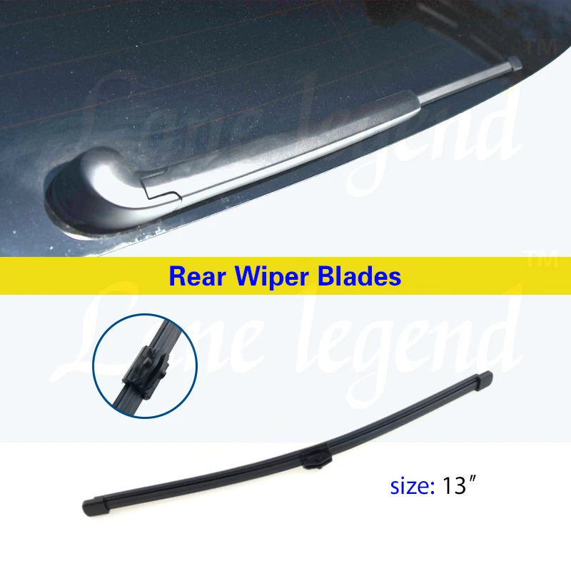 Car Wiper 13" Rear Wiper Blade For Audi Q5 SQ5 8RB 2008 - 2017 Windshield Windscreen Clean Tailgate Window Car Rain Brush 2016