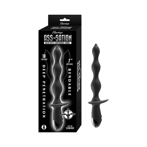 Ass-Sation Deep Dive Contoured Wand Black