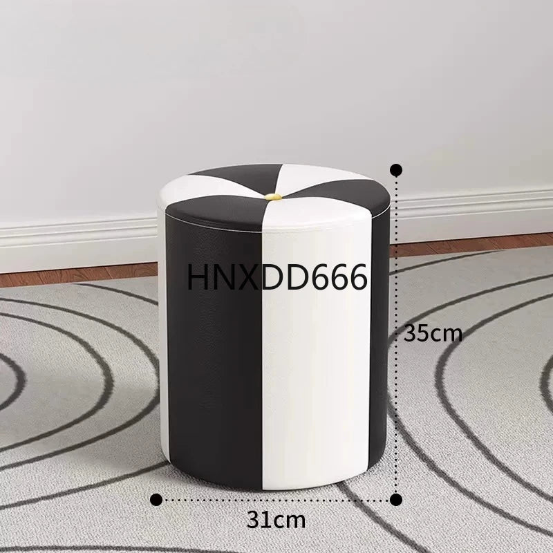 nordic Footrest Stool Hallway kitchen makeup living room vanity chair Wooden luxury home offer Interior items foot furniture