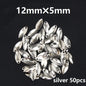 50Pcs/lot DIY Fishing Spinner Sequin Rings Bait Lures Makou water drop tablet Anti secant line Metal Noise Spoon Accessories