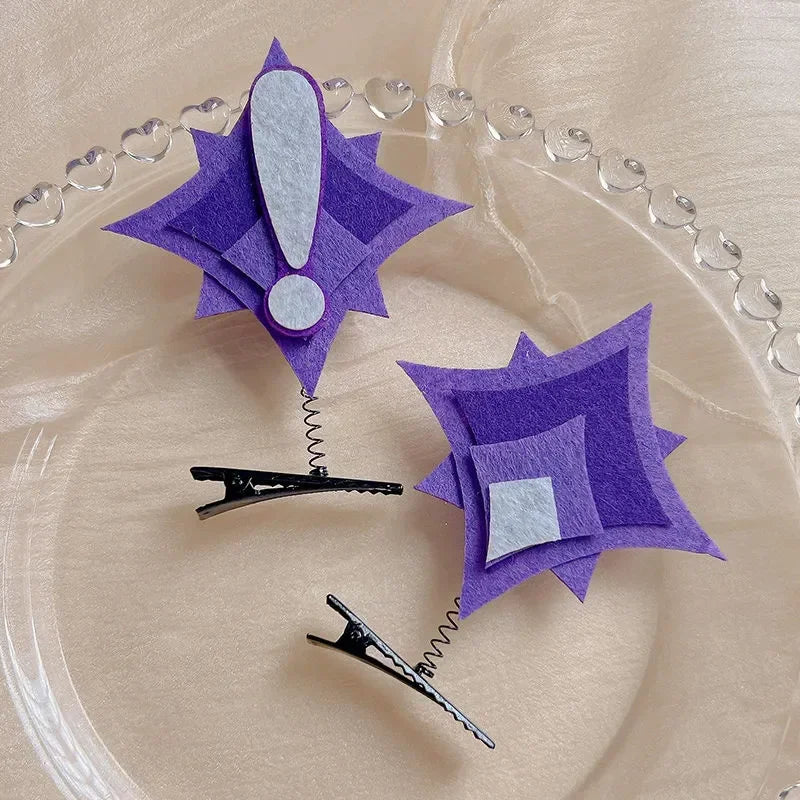 Game Genshin Impact Teyvat Daily Commission Hair Clips Unisex Personality Spring Cute Headwear Jewelry Accessories Hairpin Gifts