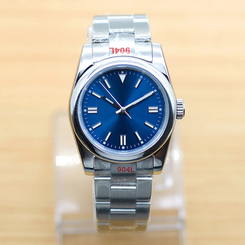 36mm/40mm Men clock  Sterile Dial NH35 Automatic Mechanical relogio masculino Sapphire Glass Luminous waterproof wristwatch