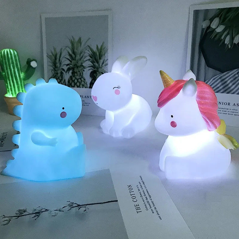 Magic Moon Star Night Light - 3D LED Cartoon Bedside Lamp for Kids Girls, Battery Operated, Nursery Decor Christmas Gift