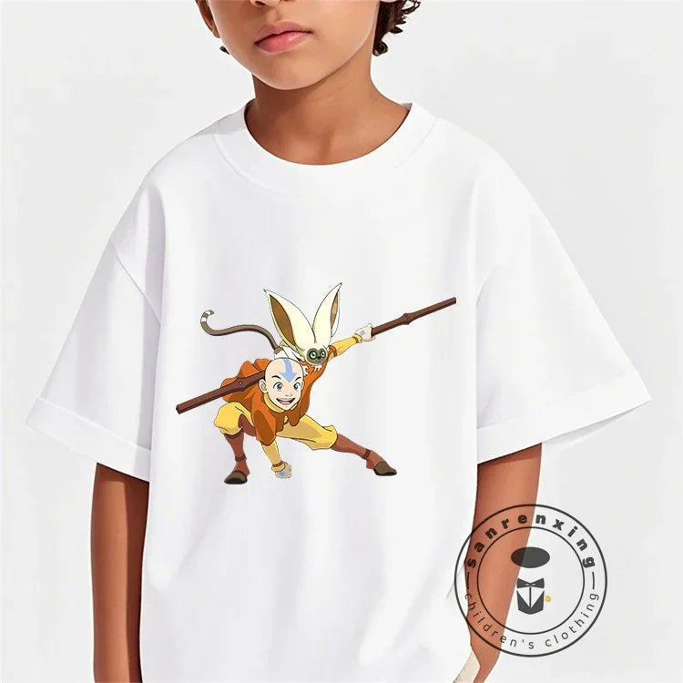 The Avatar 100% Cotton Children's -Shir T Shirt Brands 2025 Kids Spring Clothes Baby Summer Clothes Tops Girls