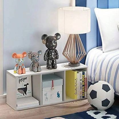 3‑Tier Open Storage Bookcase, Durable Composite Wood Bookshelf For Bedroom Living Room Office
