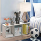 3‑Tier Open Storage Bookcase, Durable Composite Wood Bookshelf For Bedroom Living Room Office