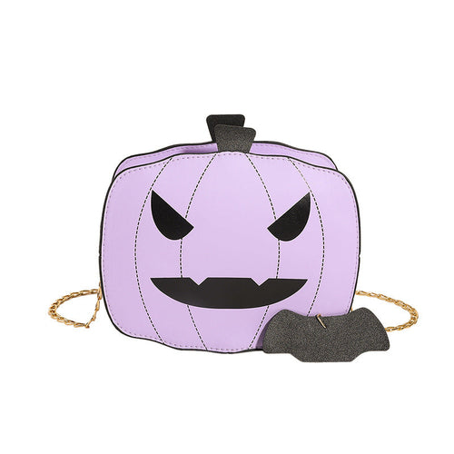 Halloween Cartoon Pumpkin Shoulder Bag For Girls Personality Funny