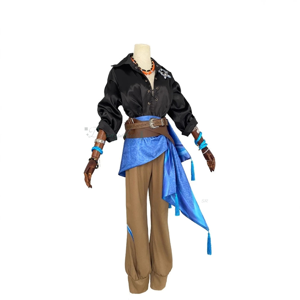 Game Identity Ⅴ New Skin Frederick Kreiburg Composer Cosplay Costume Uniform Clear rationality Wig Man Halloween Party Suit