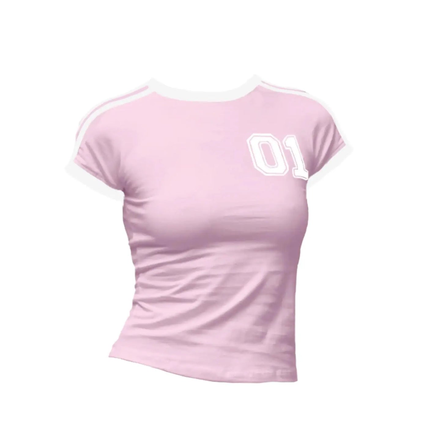 ﻿Y2k Clothes Gothic Crop Tops 01 Pattern Print Vintage Women Casual Baby Tee Streetwear Girls Aesthetic Short Sleeves T-Shirt ﻿