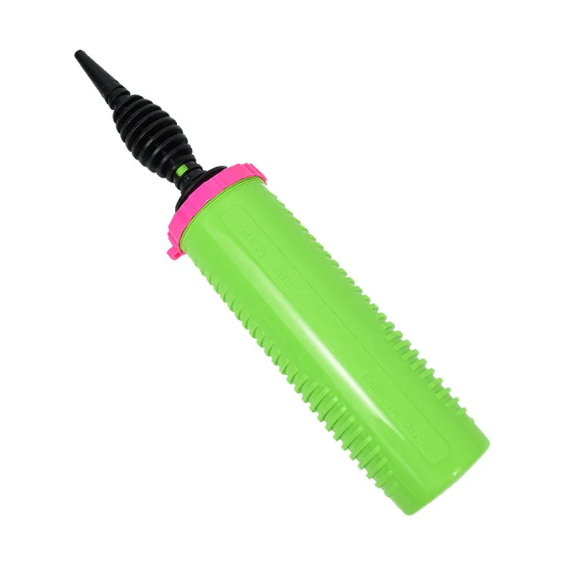 High quality Dual action Balloon Pump Balloon air Inflator Plastic Hand Held Latex Balls Party Foil Balloons Portable Air Pump