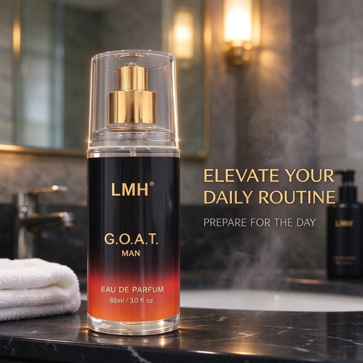 G.O.A.T. MAN 88ml Full-Size Spray Long-Lasting Masculine Woody Fragrance Suitable for Business Office Dating Daily Use Christmas Gift for Boyfriend Or Husband