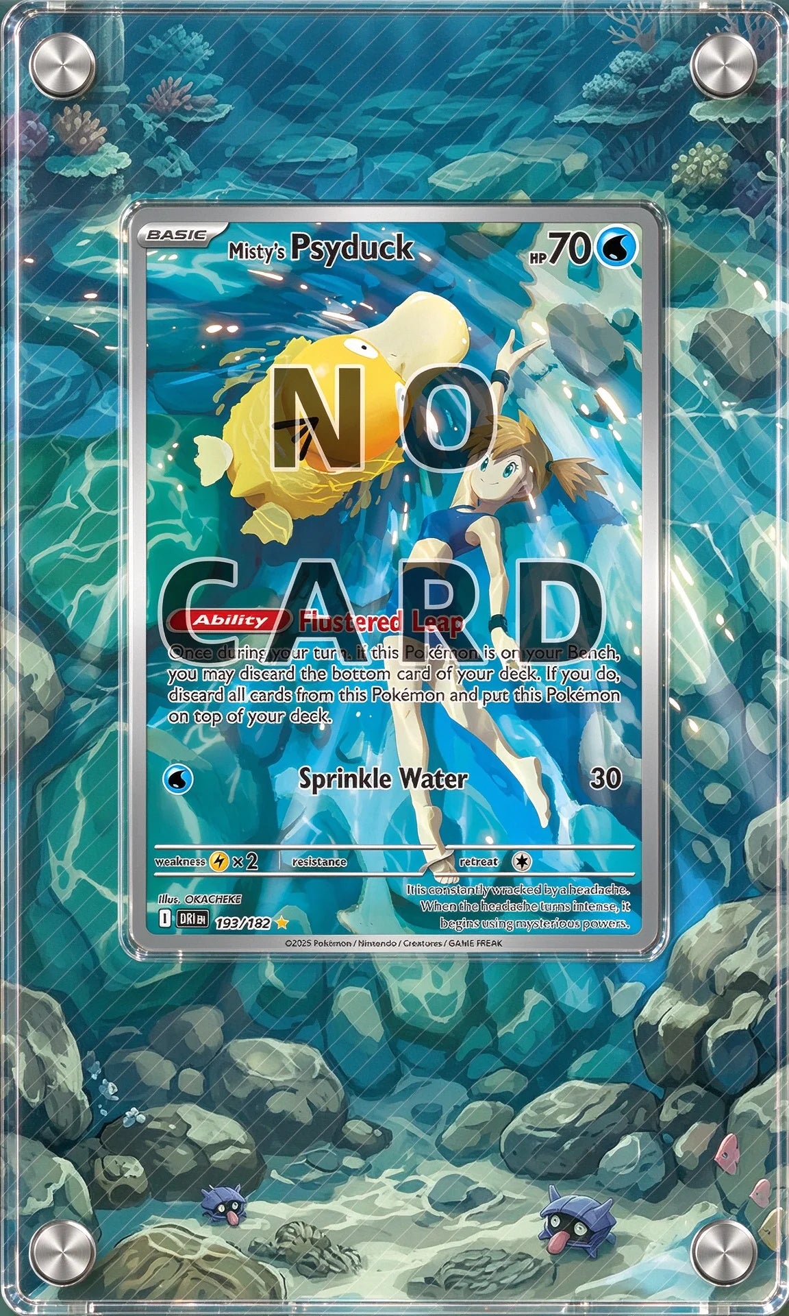 High-definition Acrylic Anime Battle Card Display Frame PTCG Card Collector Gift Desktop Ornament