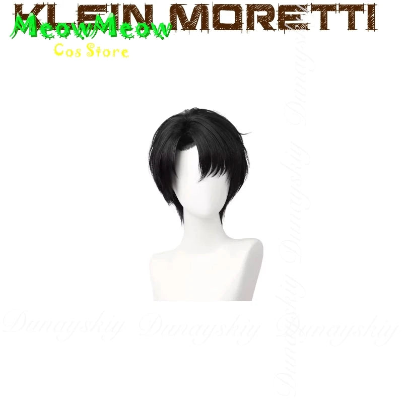 Lord of Mysteries Anime Klein Moretti Cosplay Codename Fool Brown Coat Set And Black Wig Halloween Costume Suit