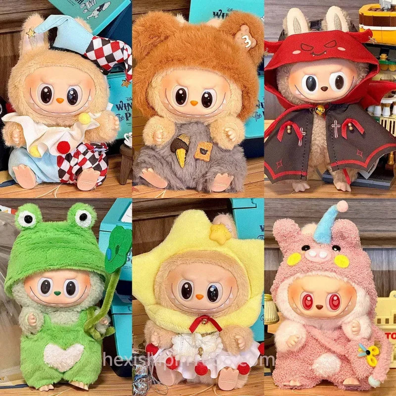 2025Party baby clothes, first and second generation blind boxes, made of canvas fabric, baby clothes, and rubber coated face