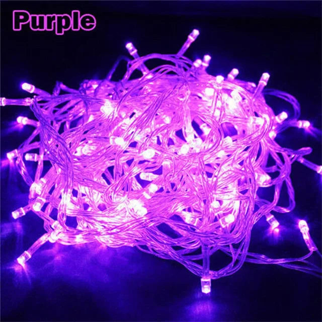 110V 220V 10M 100 Led String Garland Christmas Tree Chain Fairy Light  Waterproof Home Garden Party Outdoor Holiday Decoration